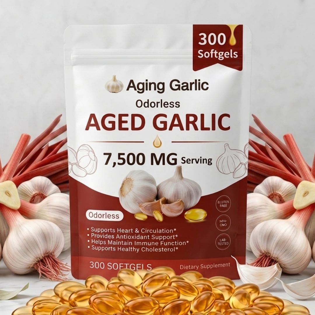 Aging Garlic Aged Garlic Extract 7500mg Softgels
